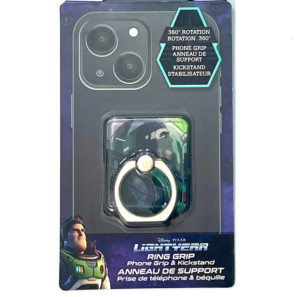 🆕 BUZZ LIGHTYEAR  PHONE HAND RING GRIP & KICKSTAND ~ 360 ROTATION